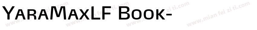YaraMaxLF Book字体转换